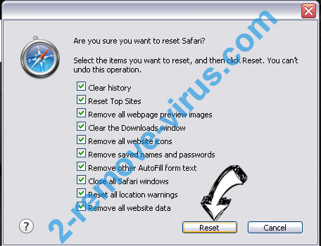 LuckyStarting.com Safari reset