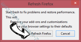 Verizon Reward Scam Firefox reset confirm