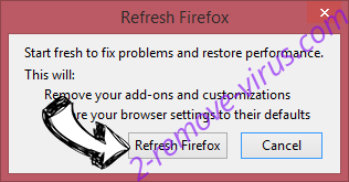 Distero.com Firefox reset confirm