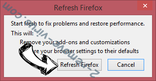 Windows Has Been Shutdown Scam Firefox reset confirm