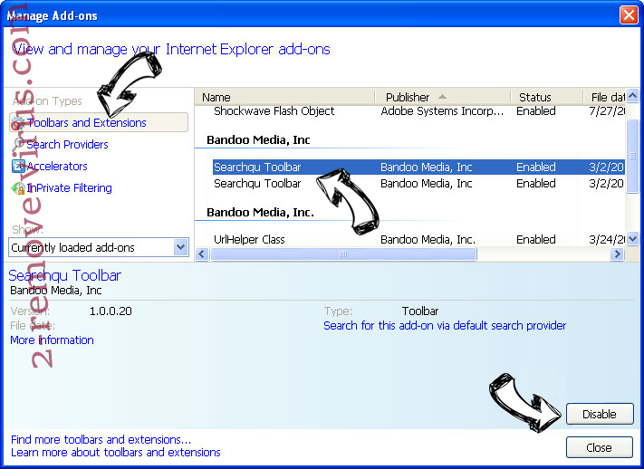ChannelRecord adware IE toolbars and extensions