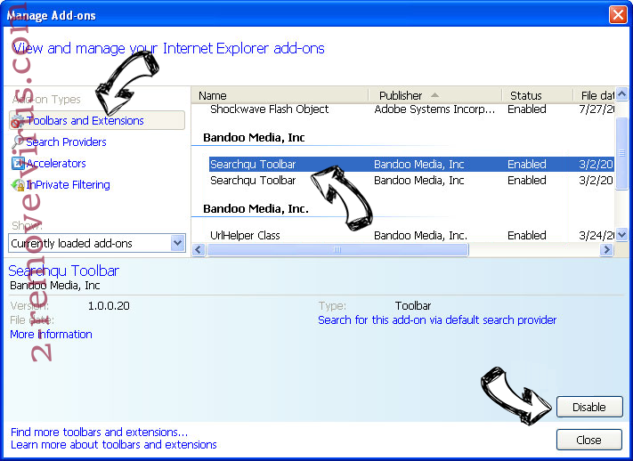 Blasearch.com IE toolbars and extensions