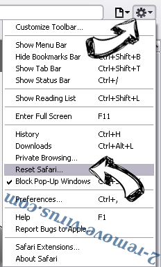 Scorespipe.com (Scores Pipe) Safari reset menu