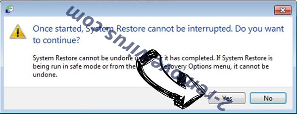 Zouu ransomware removal - restore message