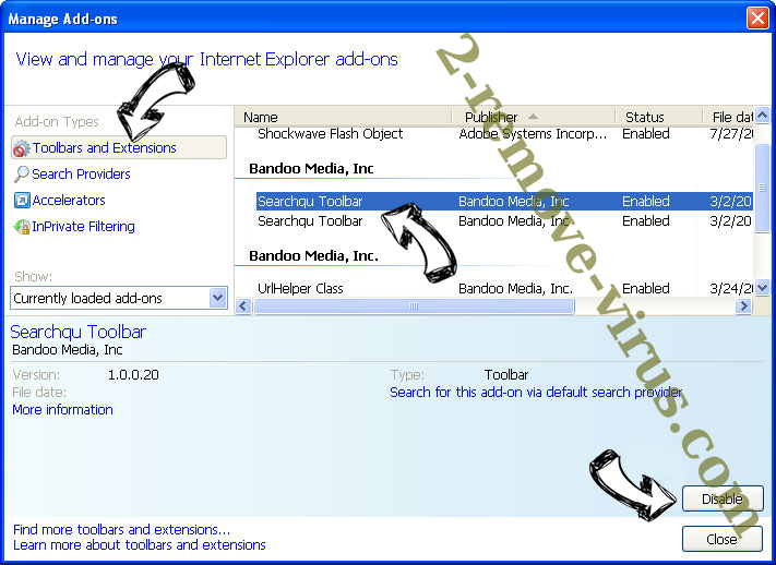 Hao1258.com IE toolbars and extensions