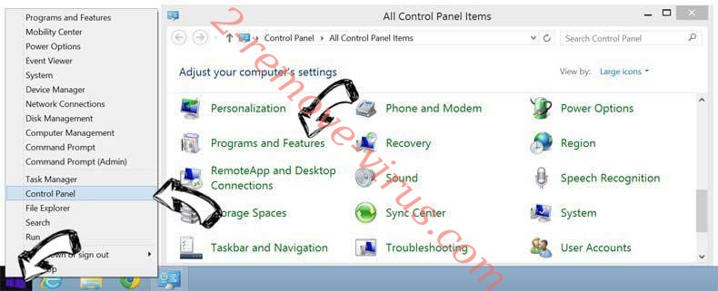 Delete eiw.ruskcurls.com Redirect from Windows 8