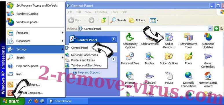 Remove You Are Today's Lucky Visitor ads from Windows XP