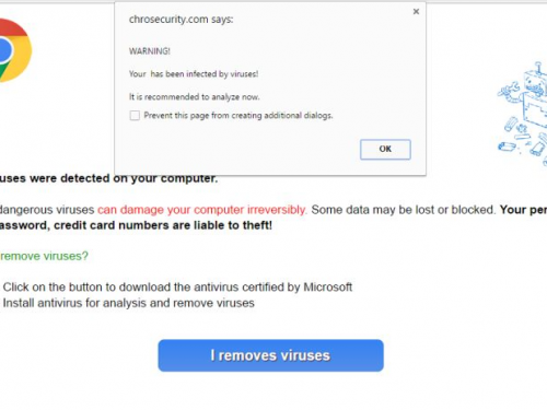 Rimuovere Chrosecurity.com