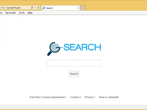 G-search.pro – come rimuovere?