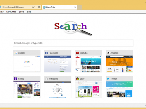 Rimuovere Hotweb360.com