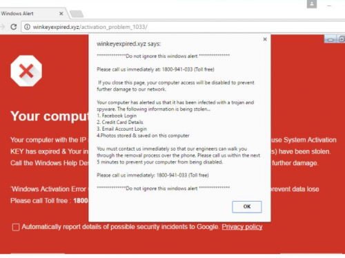 Winkeyexpired.xyz verwijderen