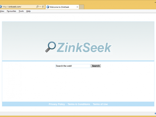 Rimuovere ZinkSeek.com