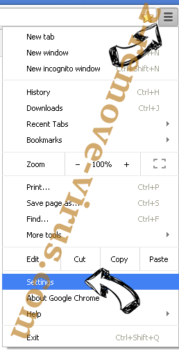 Handy-tab.com Chrome menu