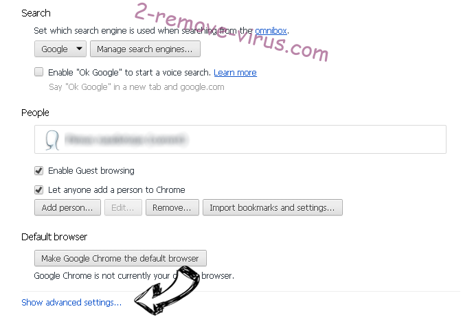 Search.so-v.com Chrome settings more
