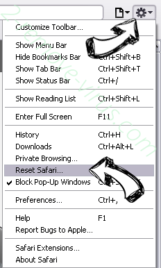 National Consumer Center Pop-Ups Safari reset menu