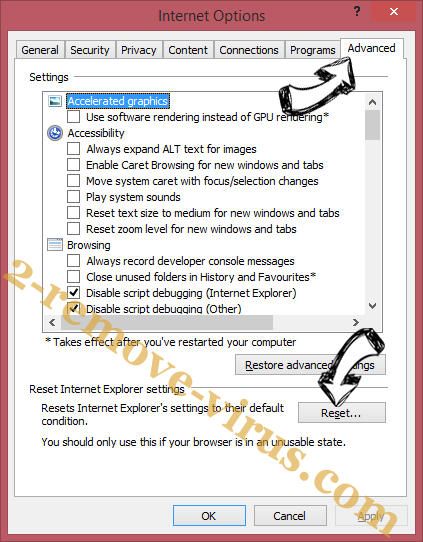 SystemNotes Virus IE reset browser