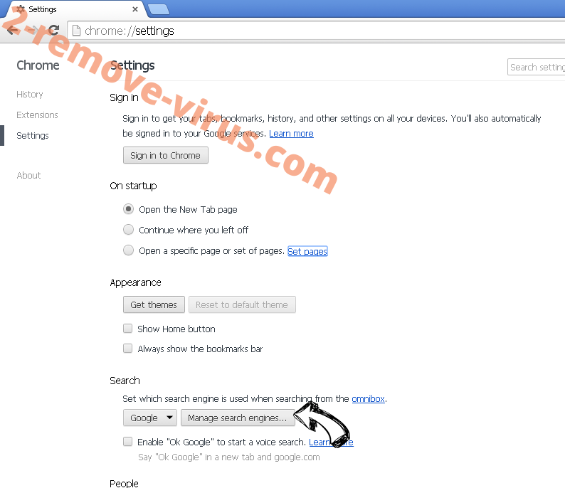 Digital Coin Tracker Virus Chrome extensions disable