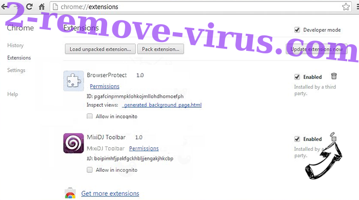 Digital Coin Tracker Virus Chrome extensions remove