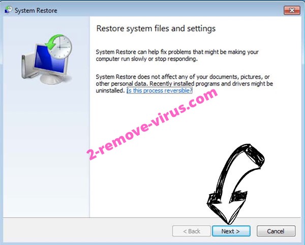 Get rid of Eking virus and unlock .Eking files - restore init