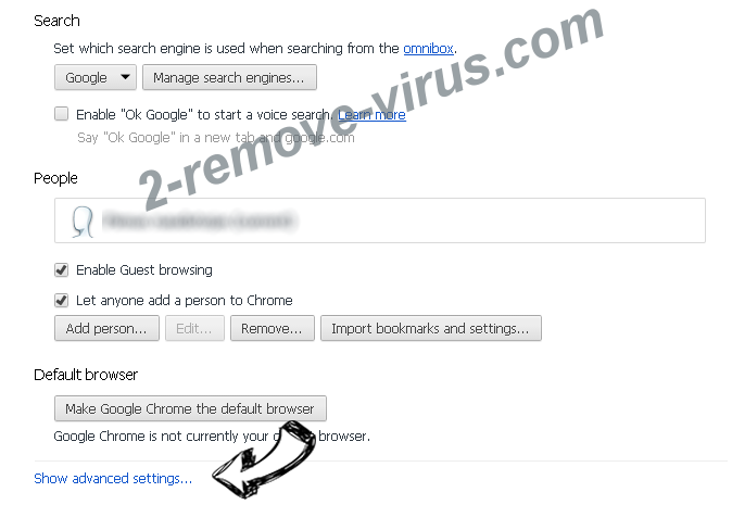 Quick Video Find Adware Chrome settings more