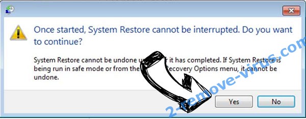 .Qotr file virus removal - restore message