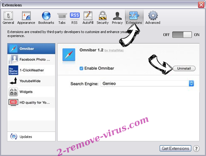 PDF Converter Hub adware Safari extensions