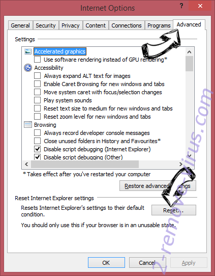 Microsoft Warning Alert scam IE reset browser