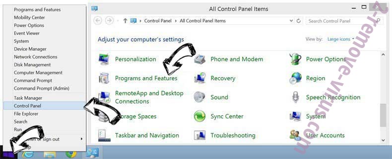 Delete Start Pageing 123 from Windows 8