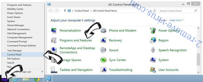 Delete Trackflightsnow.net from Windows 8