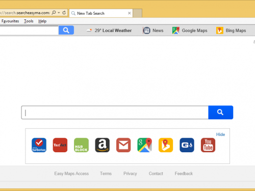 Rimuovere Search.searcheasyma.com