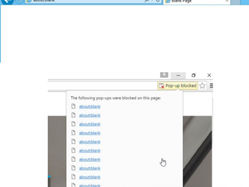 About Blank rimozione