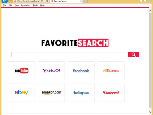 Favoritesearch.org – come rimuovere?