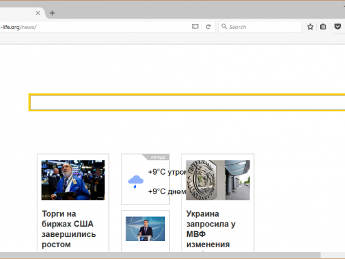 Rimuovere Internet-life.org