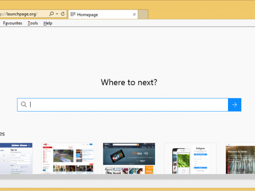 Rimuovere Launchpage.org