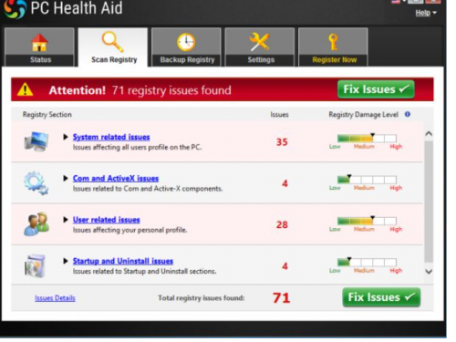 PC Health Aid verwijderen