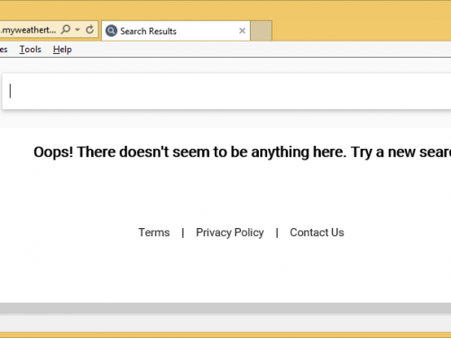 Search.myweathertab.com – come rimuovere?