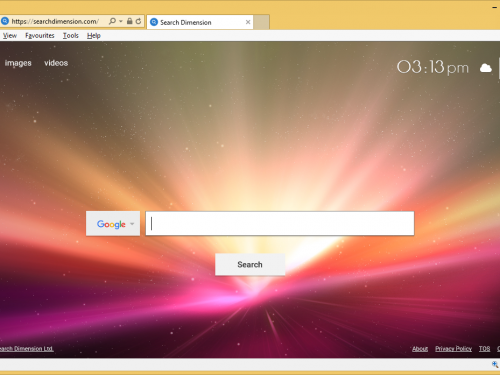 Rimuovere Searchdimension.com