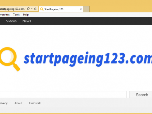 Rimuovere Start Pageing 123