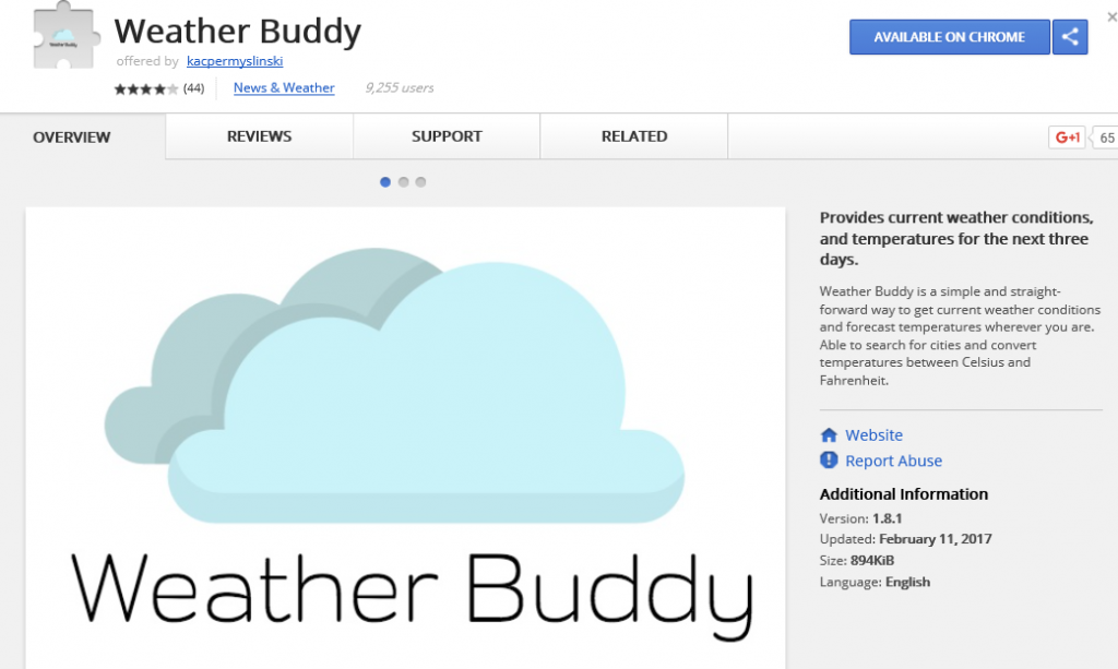 Weather Buddy Ads
