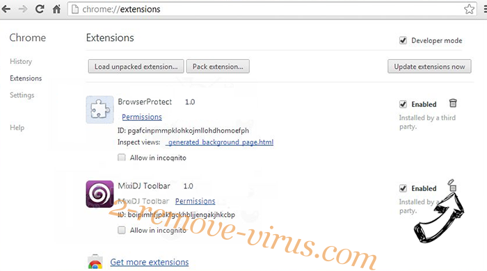 Eventitletr.info Chrome extensions remove