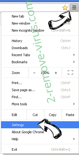 Eventitletr.info Chrome menu