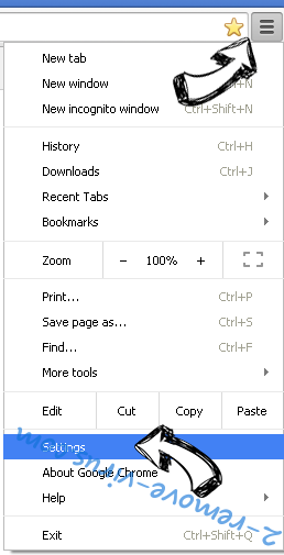 search.searchmmap.com Chrome menu