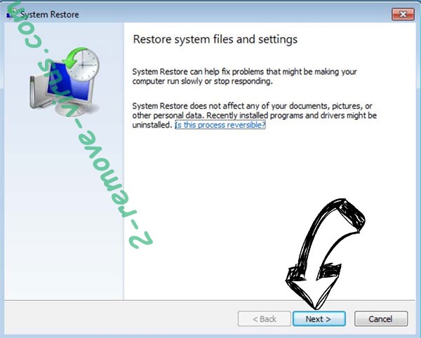 Get rid of Qarj (.qarj) ransomware virus - restore init