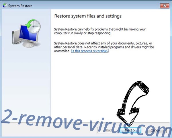 Get rid of Kroput Ransomware - restore init