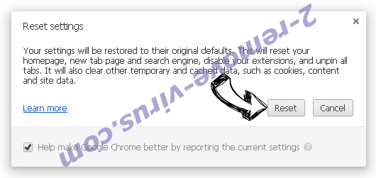 Search.mediatabtv.online Chrome reset