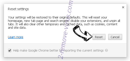 Search For Directions browser hijacker Chrome reset