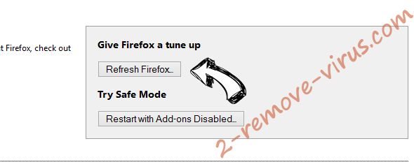 Search For Directions browser hijacker Firefox reset