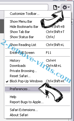 Stop-block.org Safari menu