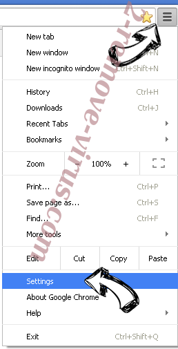 Safesearchmac.com Chrome menu