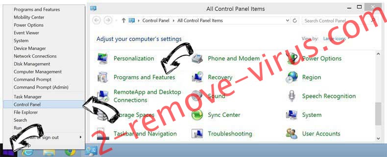 Delete Search.domaincentar.com from Windows 8